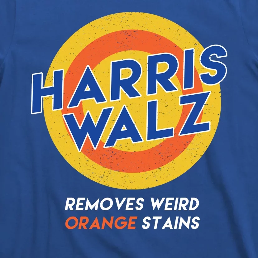 Harris Walz 2024 Removes Weird Orange Stains Funny T-Shirt