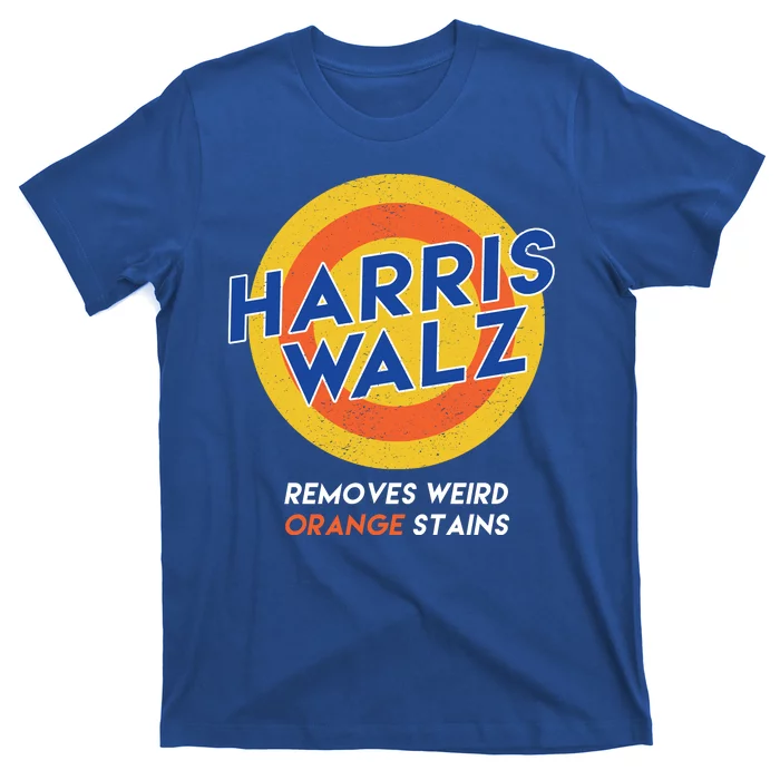 Harris Walz 2024 Removes Weird Orange Stains Funny T-Shirt