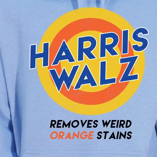 Harris Walz 2024 Removes Weird Orange Stains Funny Unisex Surf Hoodie