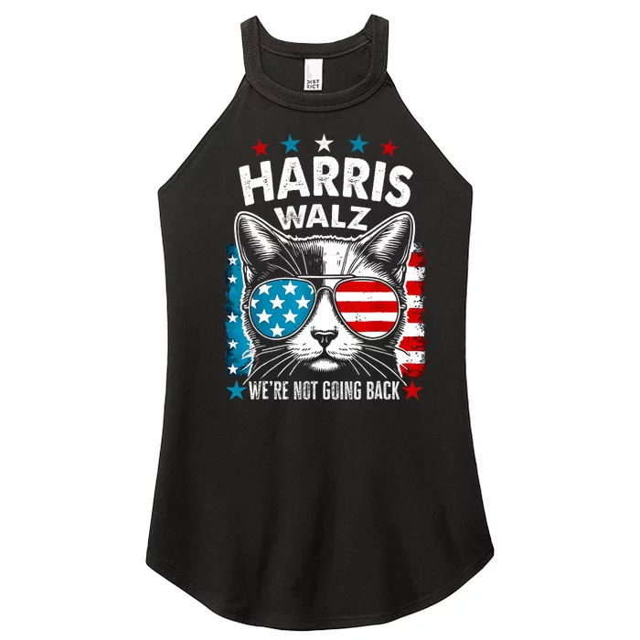 Harris Waltz 2024 Election Harris Waltz WeRe Not Going Back Women’s Perfect Tri Rocker Tank