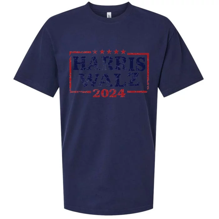 Harris Waltz 2024 Election Kamala Harris Tim Waltz 2024 Sueded Cloud Jersey T-Shirt