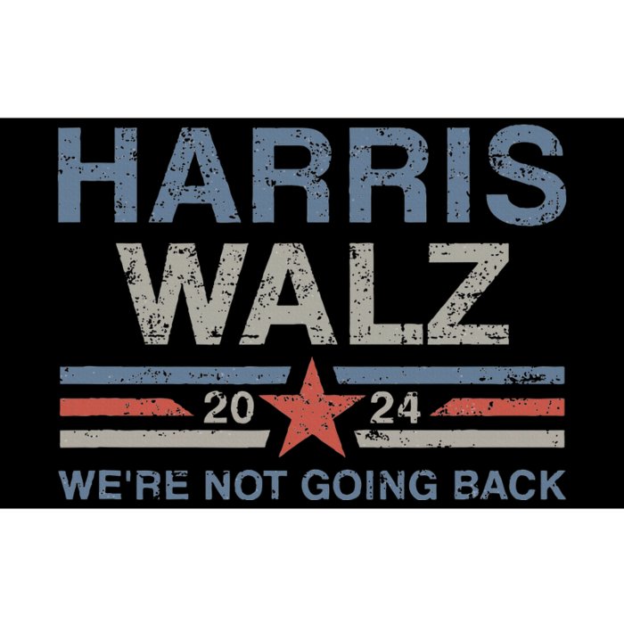 Harris Waltz 2024 Harris Walz WeRe Not Going Back Bumper Sticker