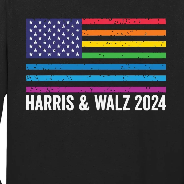 Harris Waltz 2024 Election Kamala Harris Tim Waltz 2024 Long Sleeve Shirt