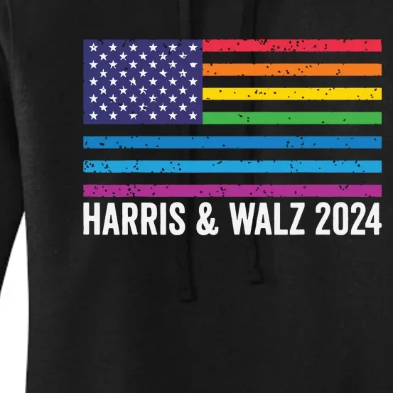 Harris Waltz 2024 Election Kamala Harris Tim Waltz 2024 Women's Pullover Hoodie