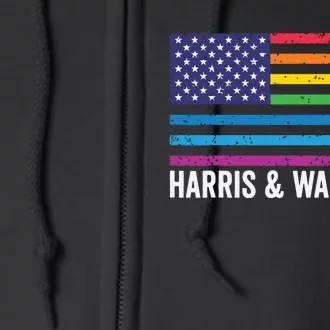 Harris Waltz 2024 Election Kamala Harris Tim Waltz 2024 Full Zip Hoodie