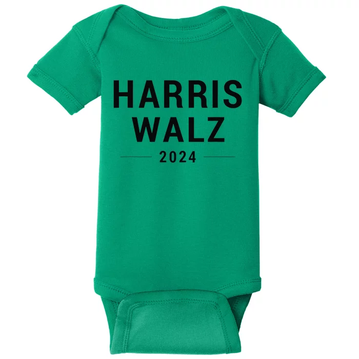 Harris Walz 2024 Campaign Sticker Sign Election Day Vote Her Baby Bodysuit