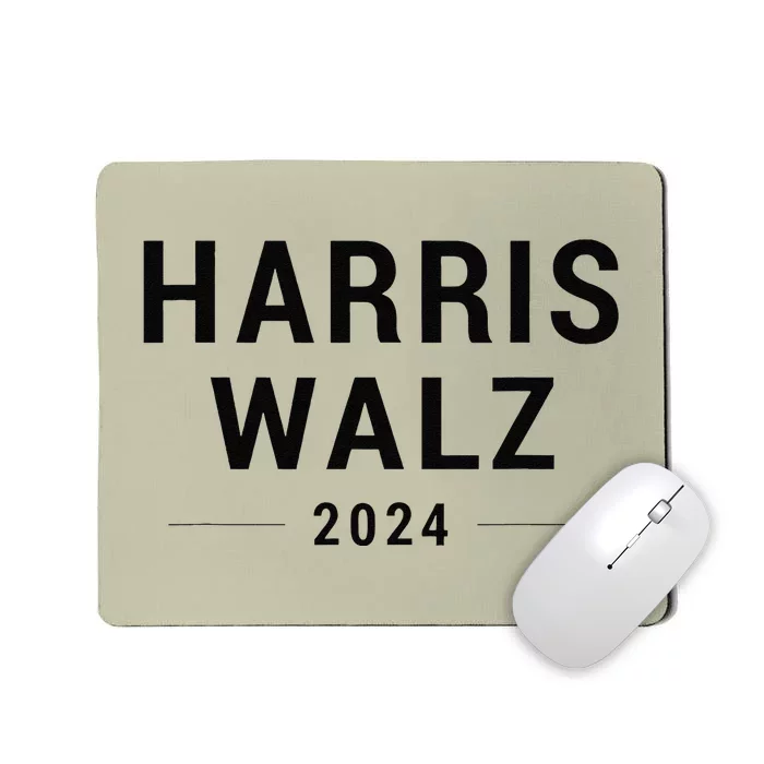 Harris Walz 2024 Campaign Sticker Sign Election Day Vote Her Mousepad