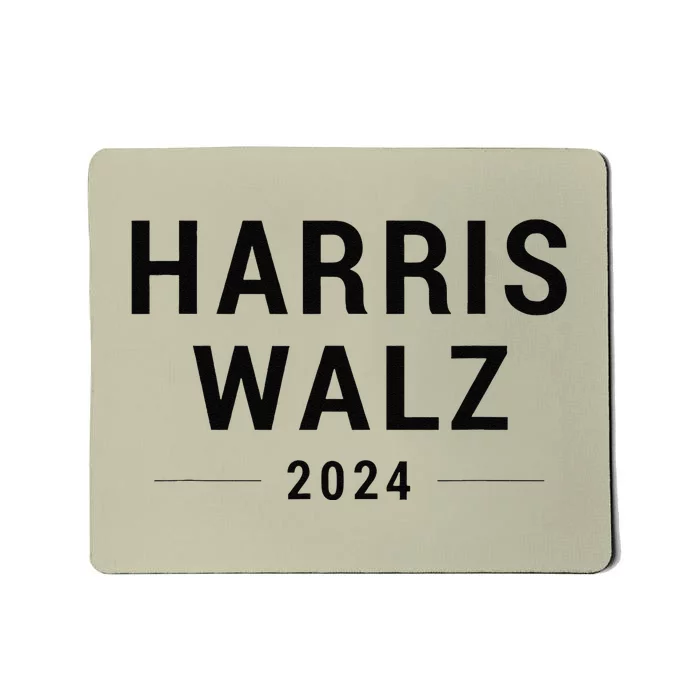 Harris Walz 2024 Campaign Sticker Sign Election Day Vote Her Mousepad