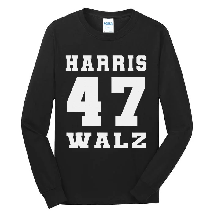 Harris Walz 2024 Election Kamala Harris Tim Walz 2024 Tall Long Sleeve T-Shirt