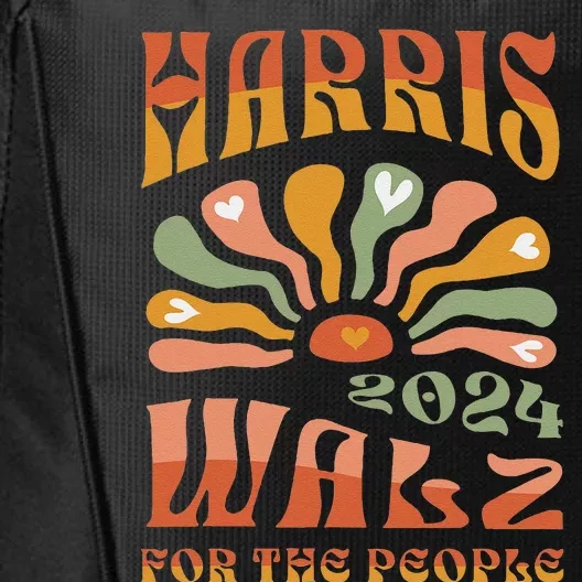 Harris Walz 2024 Election President Kamala Harris Tim Waltz City Backpack