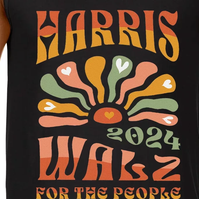 Harris Walz 2024 Election President Kamala Harris Tim Waltz Comfort Colors® Tank Top