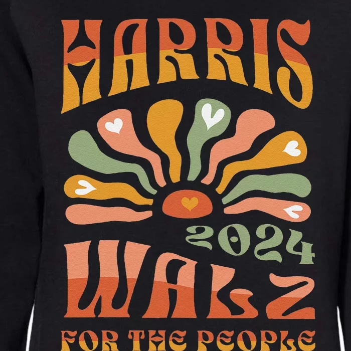 Harris Walz 2024 Election President Kamala Harris Tim Waltz Womens California Wash Sweatshirt