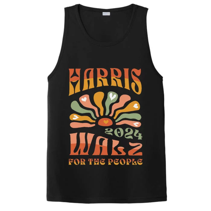 Harris Walz 2024 Election President Kamala Harris Tim Waltz Performance Tank