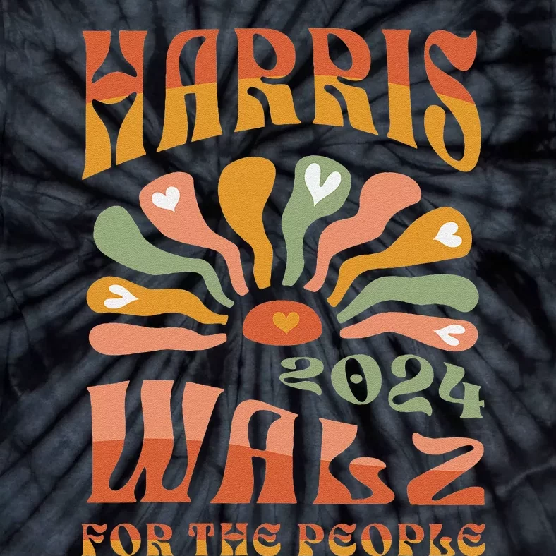 Harris Walz 2024 Election President Kamala Harris Tim Waltz Tie-Dye T-Shirt