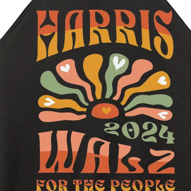 Harris Walz 2024 Election President Kamala Harris Tim Waltz Women’s Perfect Tri Rocker Tank