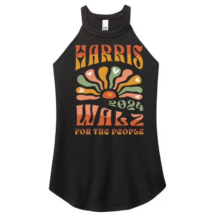 Harris Walz 2024 Election President Kamala Harris Tim Waltz Women’s Perfect Tri Rocker Tank