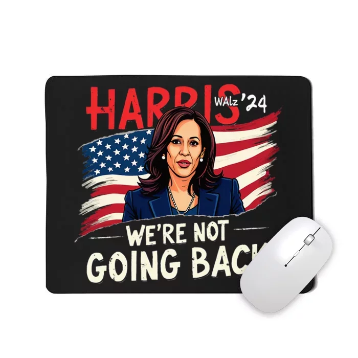 Harris Walz 2024 Kamala Harris 2024 Tim Walz 2024 Usa Flag Mousepad