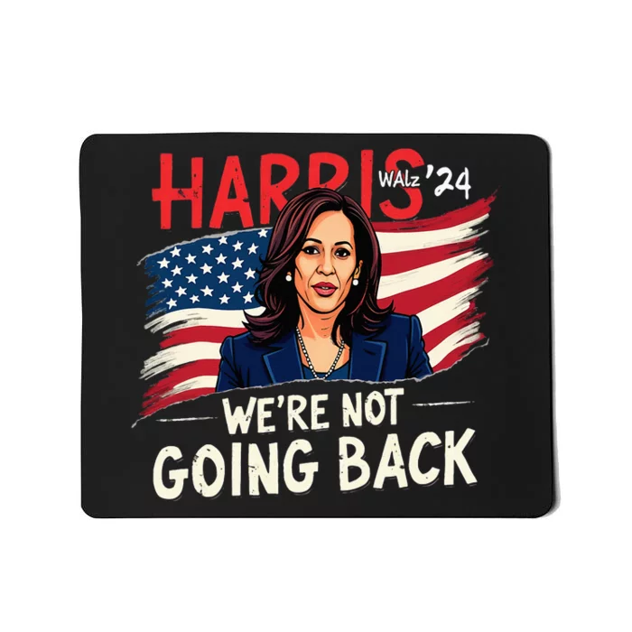 Harris Walz 2024 Kamala Harris 2024 Tim Walz 2024 Usa Flag Mousepad