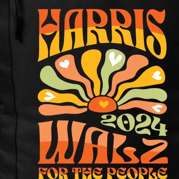 Harris Walz 2024 Election President Kamala Harris Tim Waltz Daily Commute Backpack