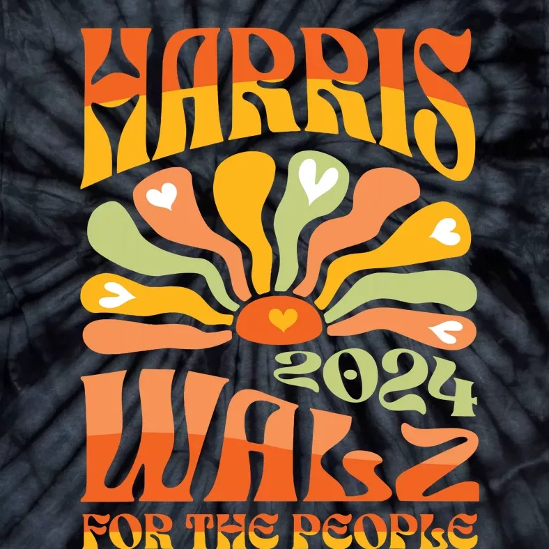 Harris Walz 2024 Election President Kamala Harris Tim Waltz Tie-Dye T-Shirt