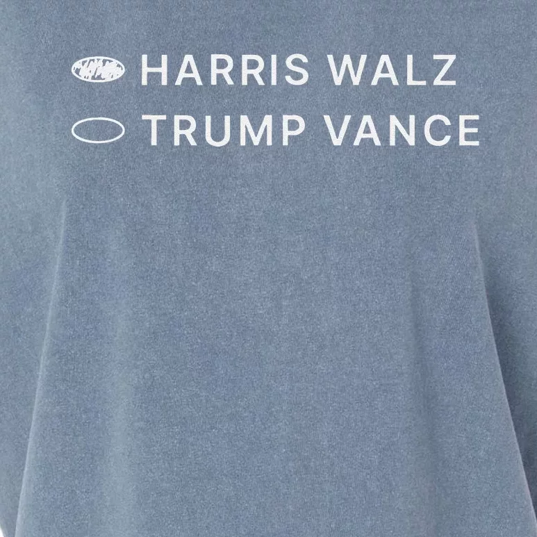 Harris Walz 2024 Kamala Funny Ballot Paper Voting Prosecutor Garment-Dyed Women's Muscle Tee