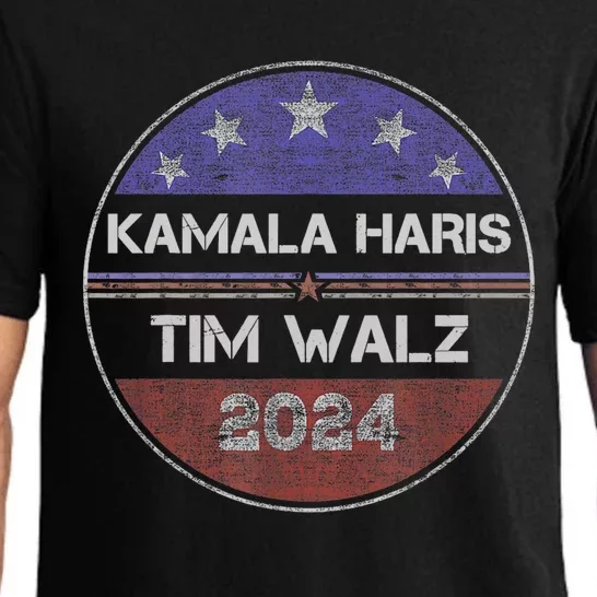 Harris Walz 2024 For President Patriotic Kamala Waltz 2024 Pajama Set