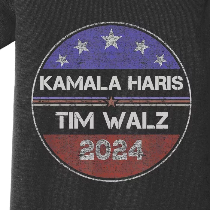 Harris Walz 2024 For President Patriotic Kamala Waltz 2024 Baby Bodysuit