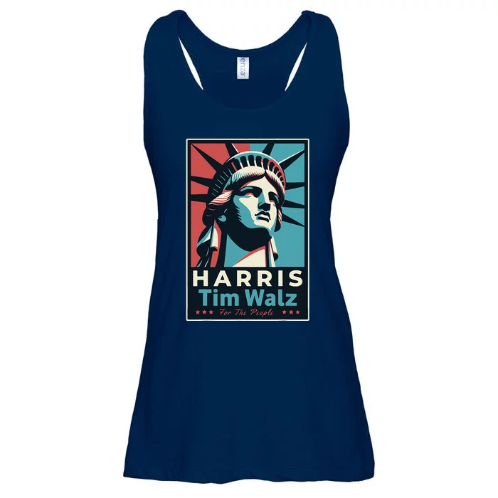 Harris Walz 2024 Kamala Harris 2024 Tim Walz 2024 Usa Ladies Essential Flowy Tank