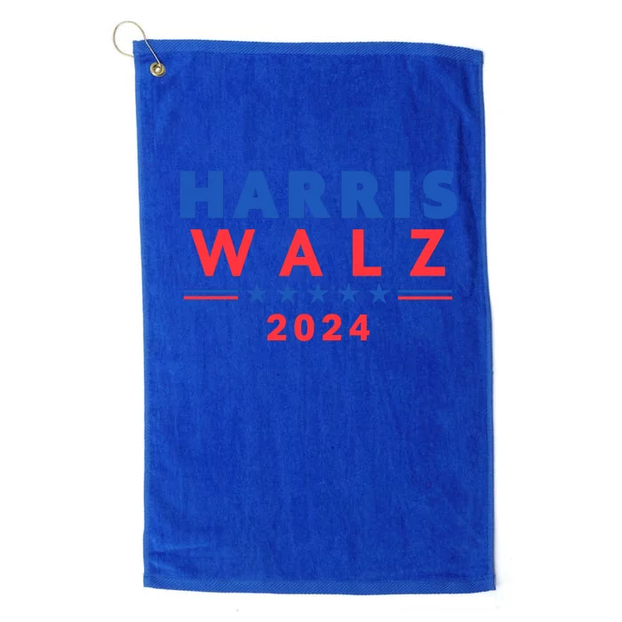 Harris Walz 2024 Election Platinum Collection Golf Towel