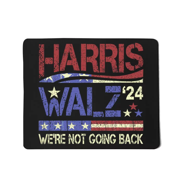 Harris Walz 2024 Kamala Harris 2024 Tim Walz 2024 Usa Flag Mousepad