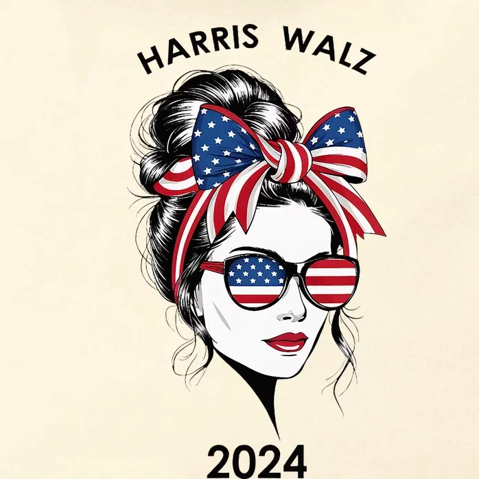 Harris Waltz 24 Election Kamala Harris Tim Waltz 2024 Zip Tote Bag