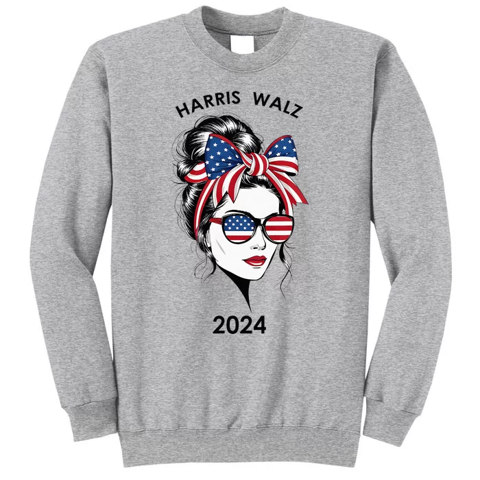 Harris Waltz 24 Election Kamala Harris Tim Waltz 2024 Tall Sweatshirt