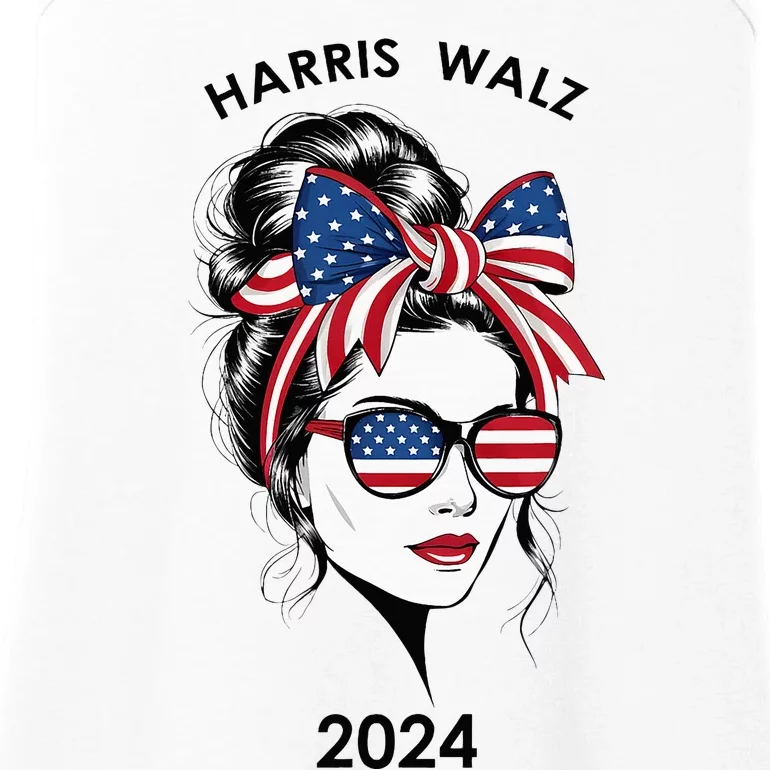 Harris Waltz 24 Election Kamala Harris Tim Waltz 2024 Ladies Essential Tank