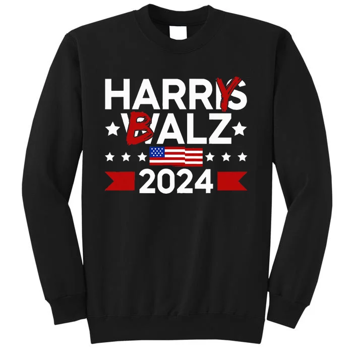 Harris Walz 24 Harry Balz 2024 Meme Democratics Vote Sweatshirt