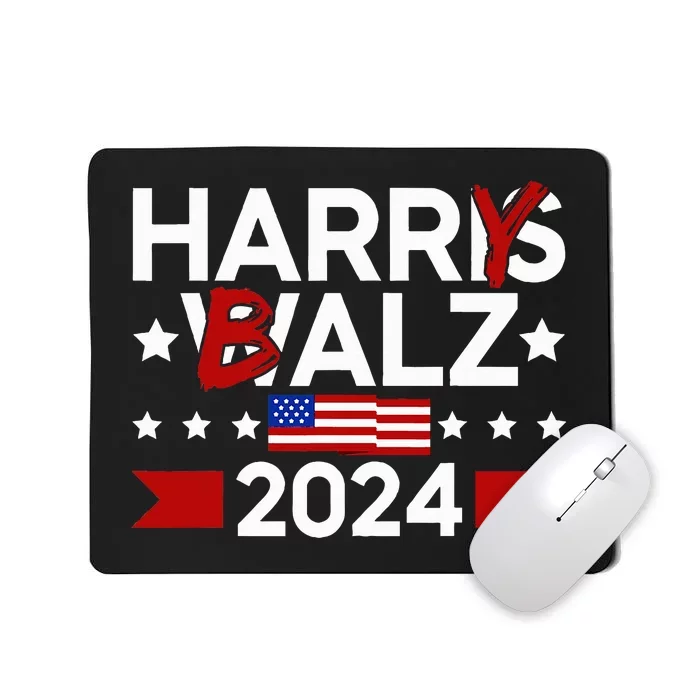 Harris Walz 24 Harry Balz 2024 Meme Democratics Vote Mousepad