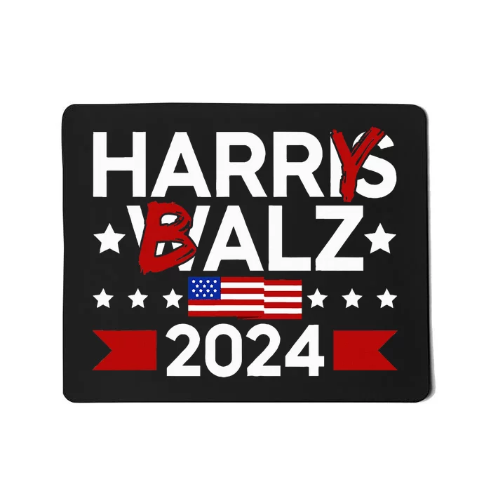 Harris Walz 24 Harry Balz 2024 Meme Democratics Vote Mousepad