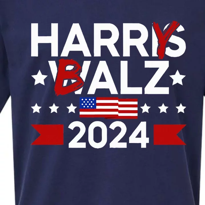 Harris Walz 24 Harry Balz 2024 Meme Democratics Vote Sueded Cloud Jersey T-Shirt