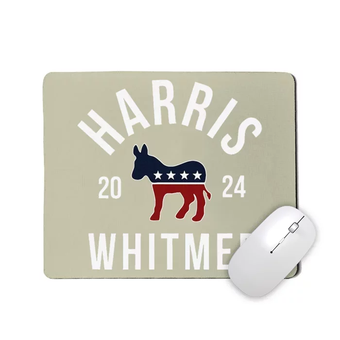 Harris Whitmer 2024 Vote Kamala Harris Gretchen Whitmer 24 Mousepad