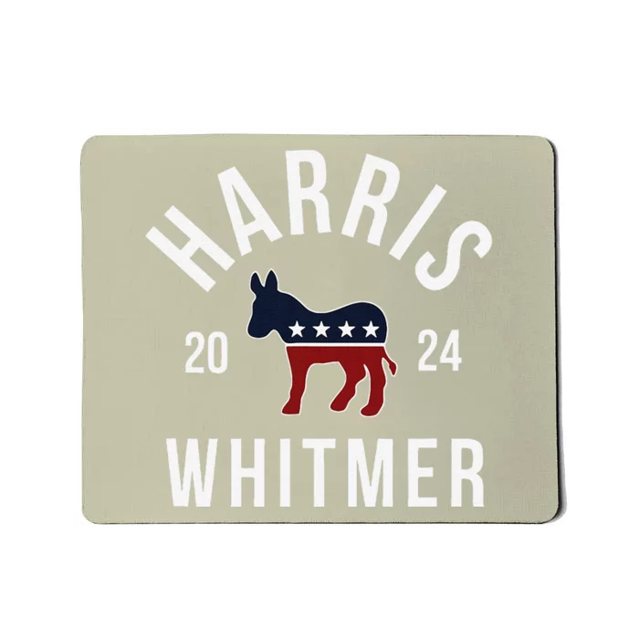 Harris Whitmer 2024 Vote Kamala Harris Gretchen Whitmer 24 Mousepad