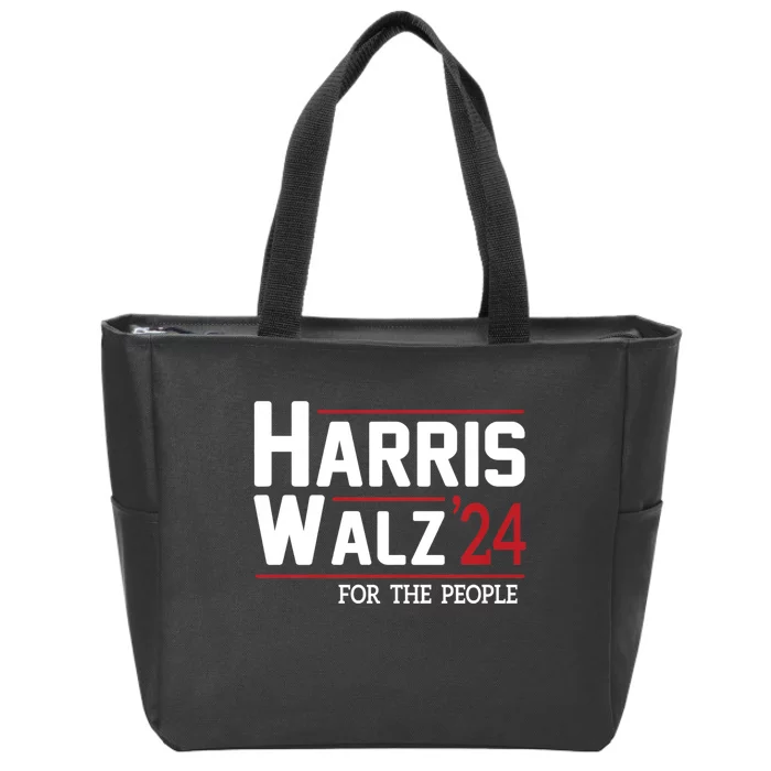 Harris Walz 2024 President American Kamala Harris Waltz Zip Tote Bag