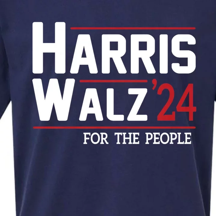 Harris Walz 2024 President American Kamala Harris Waltz Sueded Cloud Jersey T-Shirt