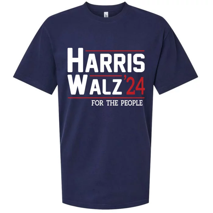 Harris Walz 2024 President American Kamala Harris Waltz Sueded Cloud Jersey T-Shirt