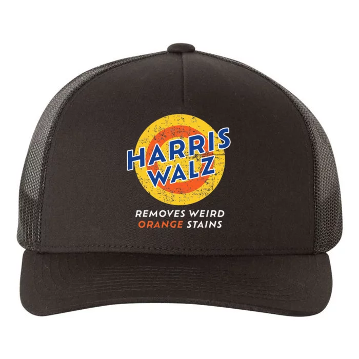 Harris Walz 2024 Waltz Removes Weird Orange Stains Yupoong Adult 5-Panel Trucker Hat