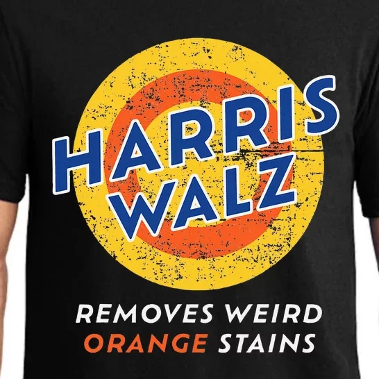 Harris Walz 2024 Waltz Removes Weird Orange Stains Pajama Set