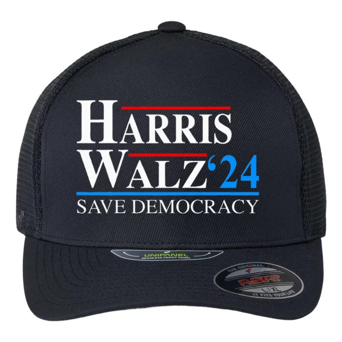 Harris Waltz 2024 Vice President Kamala Harris Tim Walz 2024 Flexfit Unipanel Trucker Cap