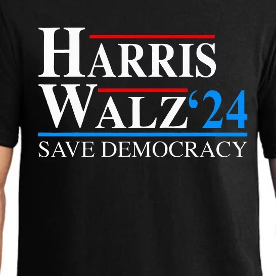 Harris Waltz 2024 Vice President Kamala Harris Tim Walz 2024 Pajama Set