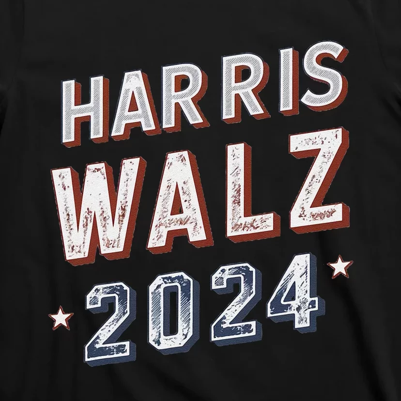 Harris Walz 2024 Election Ticket T-Shirt