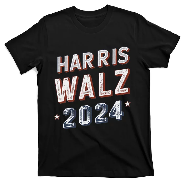 Harris Walz 2024 Election Ticket T-Shirt