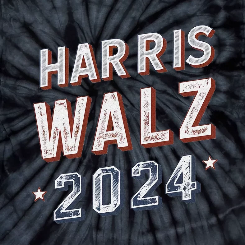 Harris Walz 2024 Election Ticket Tie-Dye T-Shirt