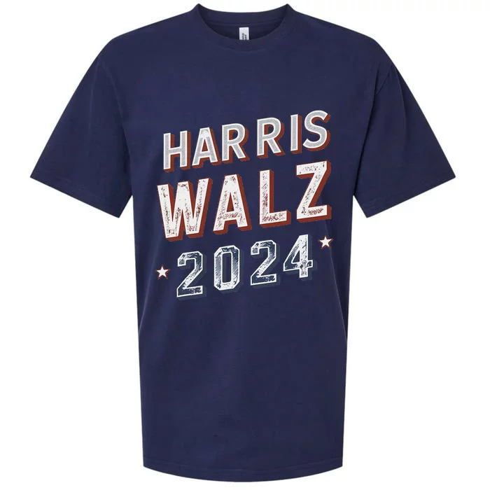 Harris Walz 2024 Election Ticket Sueded Cloud Jersey T-Shirt